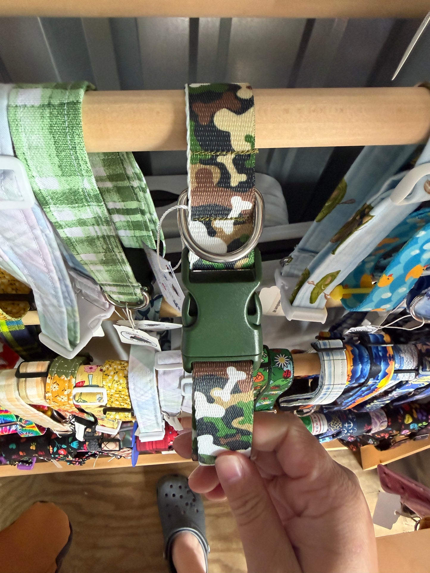 Green Camo Dog Collar