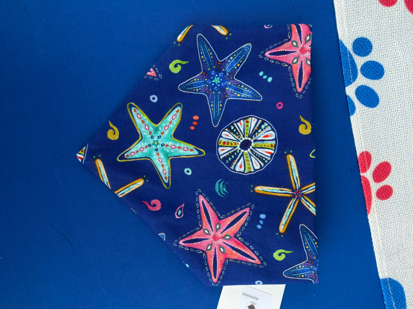 Starfish Scrunchie Dog Bandana