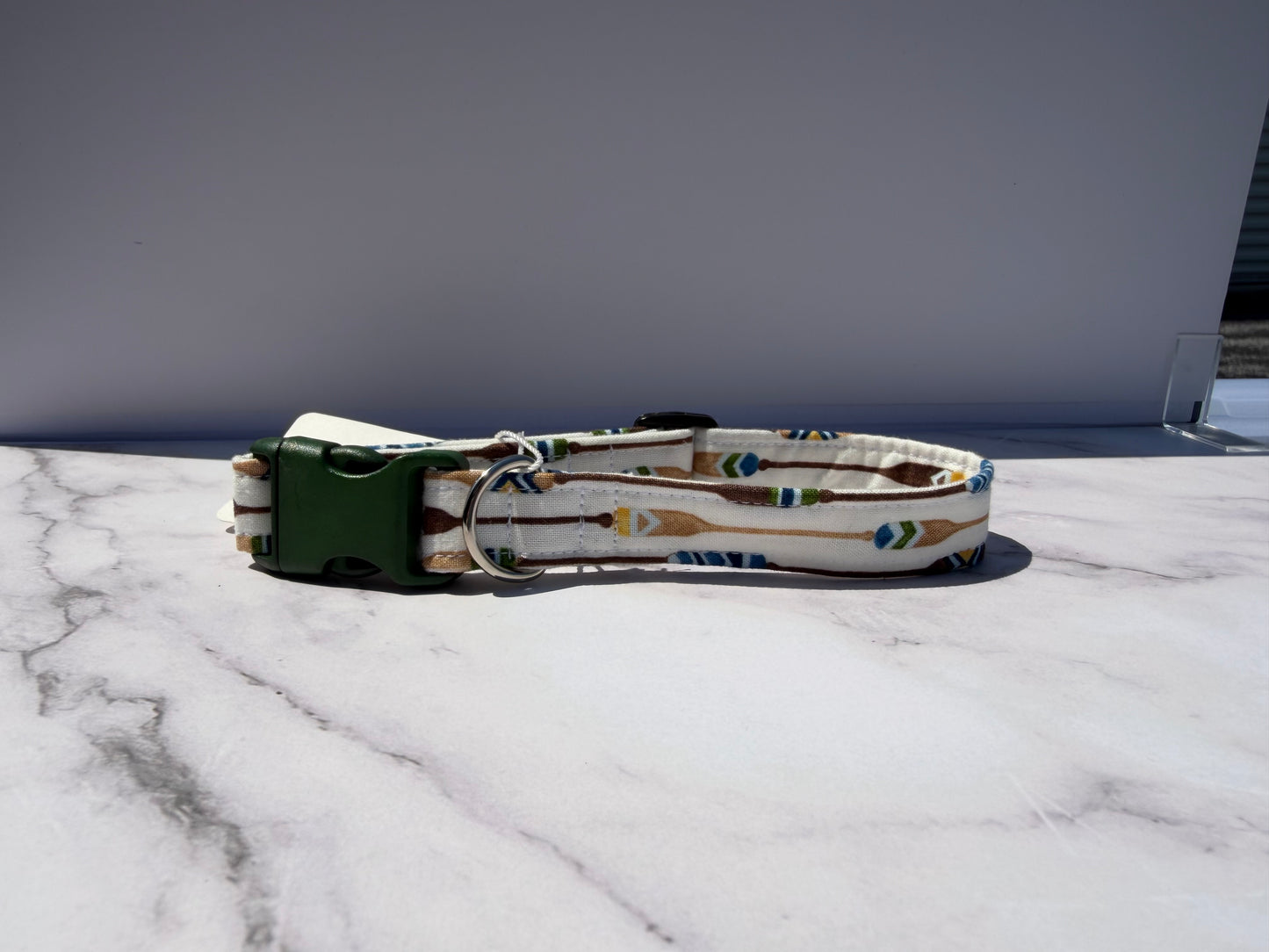 White Oar Dog Collar