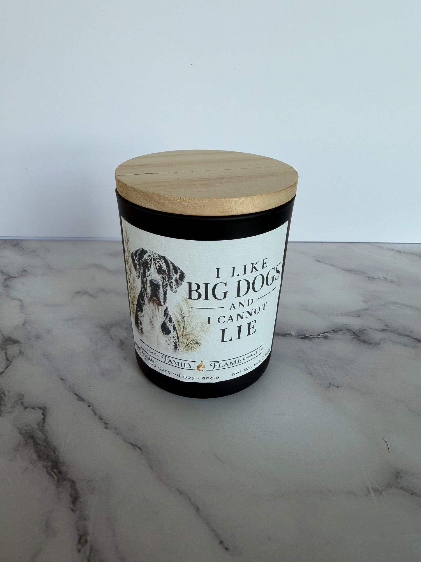 I like big dogs and I cannot lie Candle