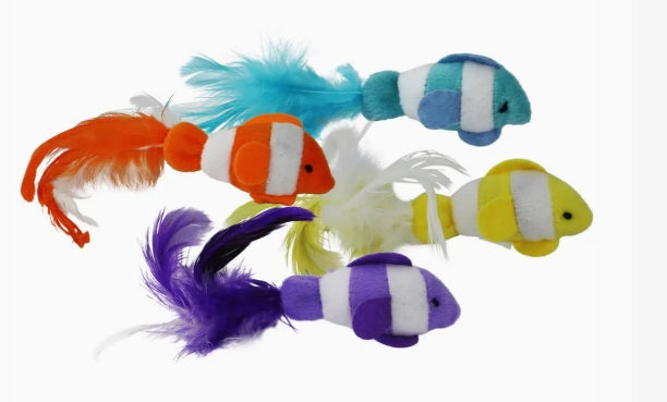 2 pack Fish Cat Toy