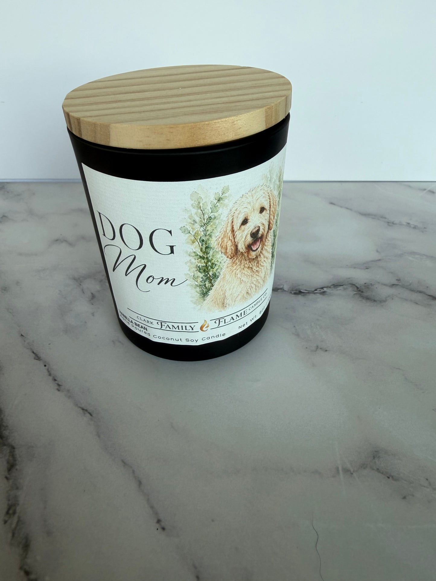 Doodle Dog Mom Vanilla Candle