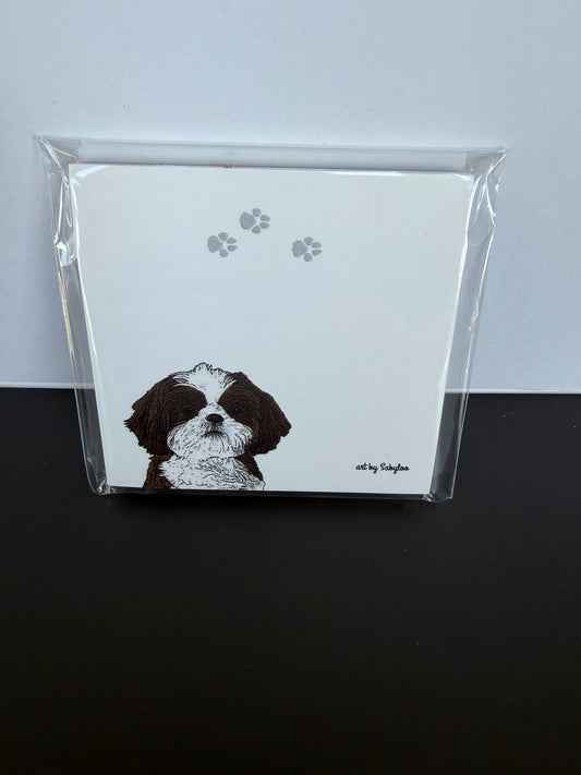Shi Tzu Sticky Note Pad