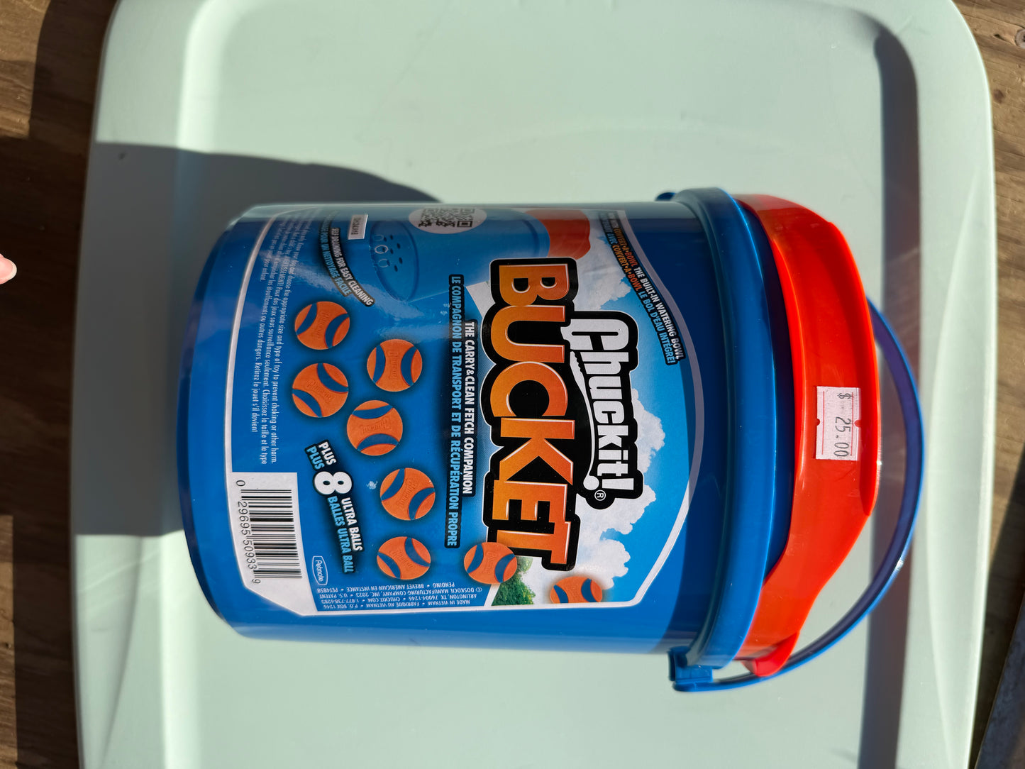 chuck it bucket