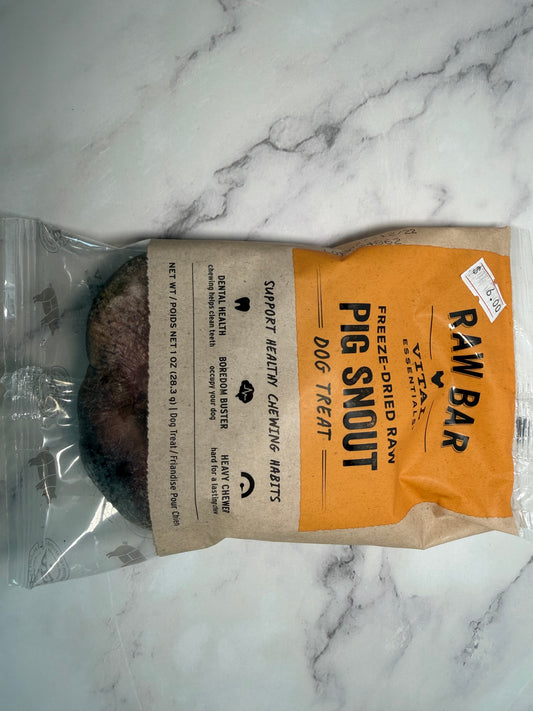 Vital Essentials Pig Snout Dog Chew