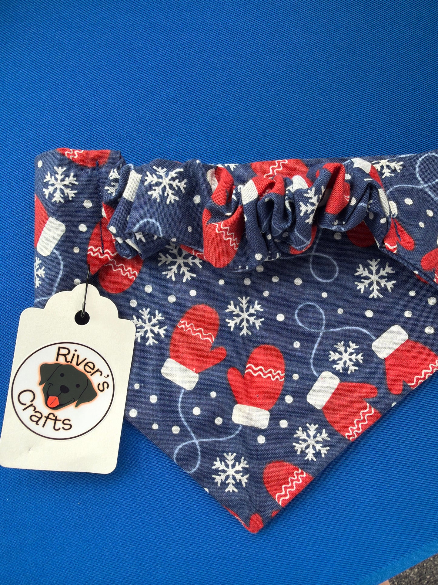 Mittens Scrunchie dog Bandana
