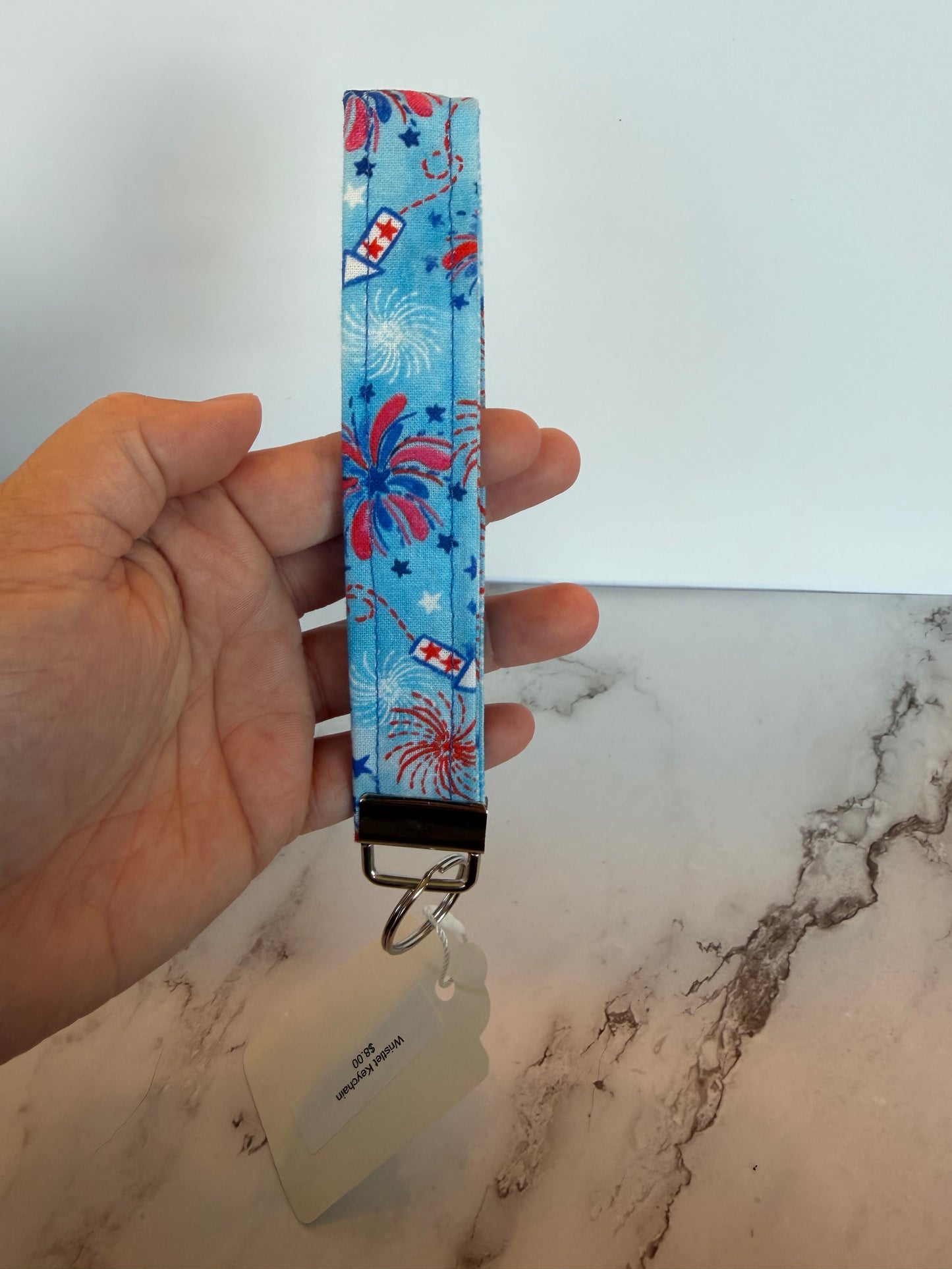 Wristlet keychain