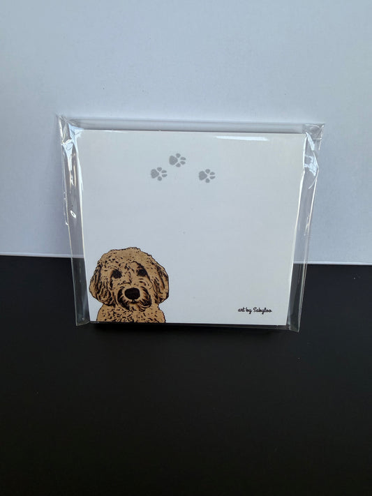 Doodle sticky note pad
