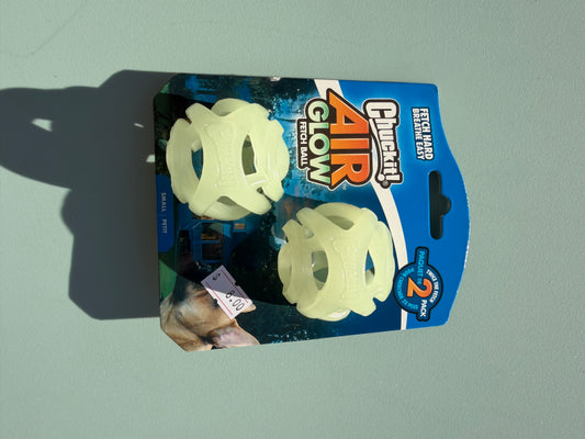 chuck it air dog balls, glow in the dark