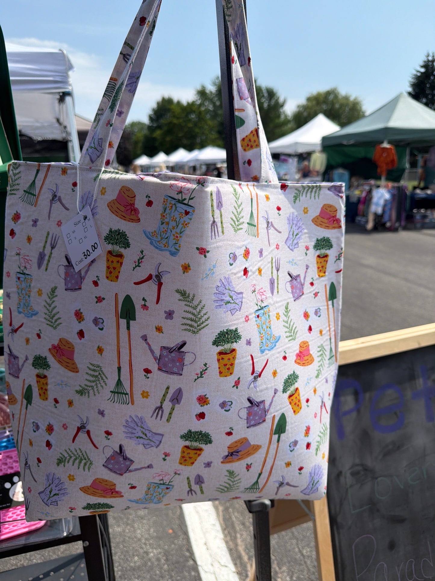 Garden tote bag