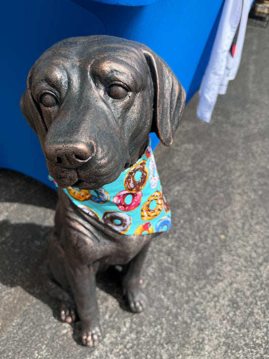 Donuts Scrunchie Dog Bandana
