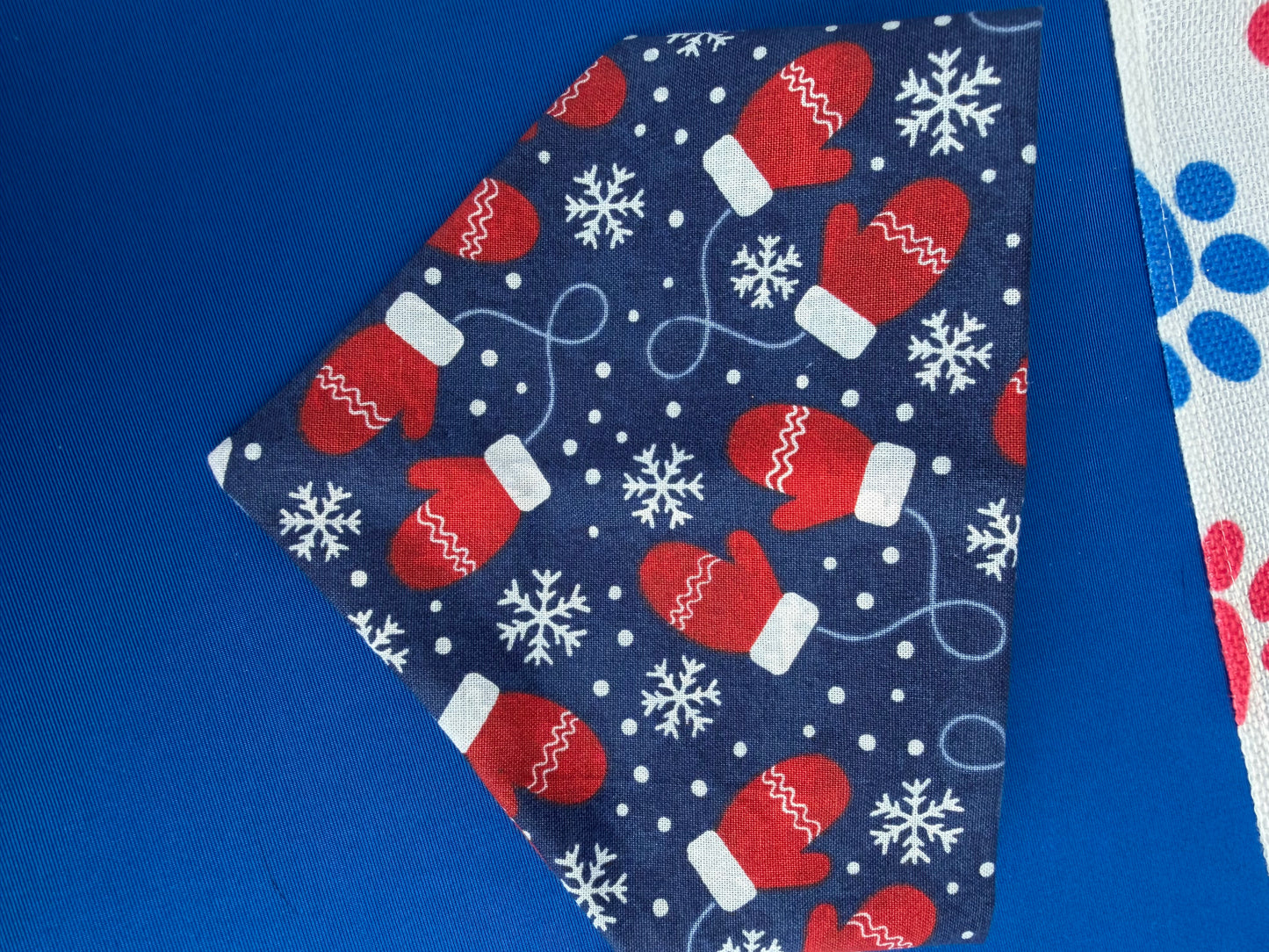 Snowflake Scrunchie Dog Bandana