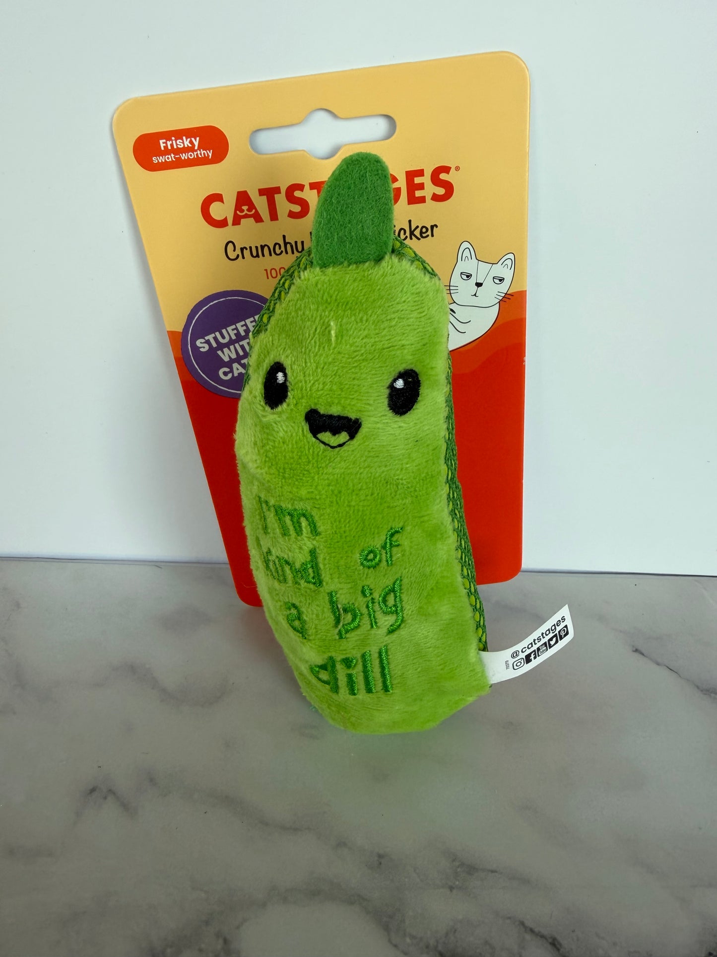 Kind of a big dill cat toy