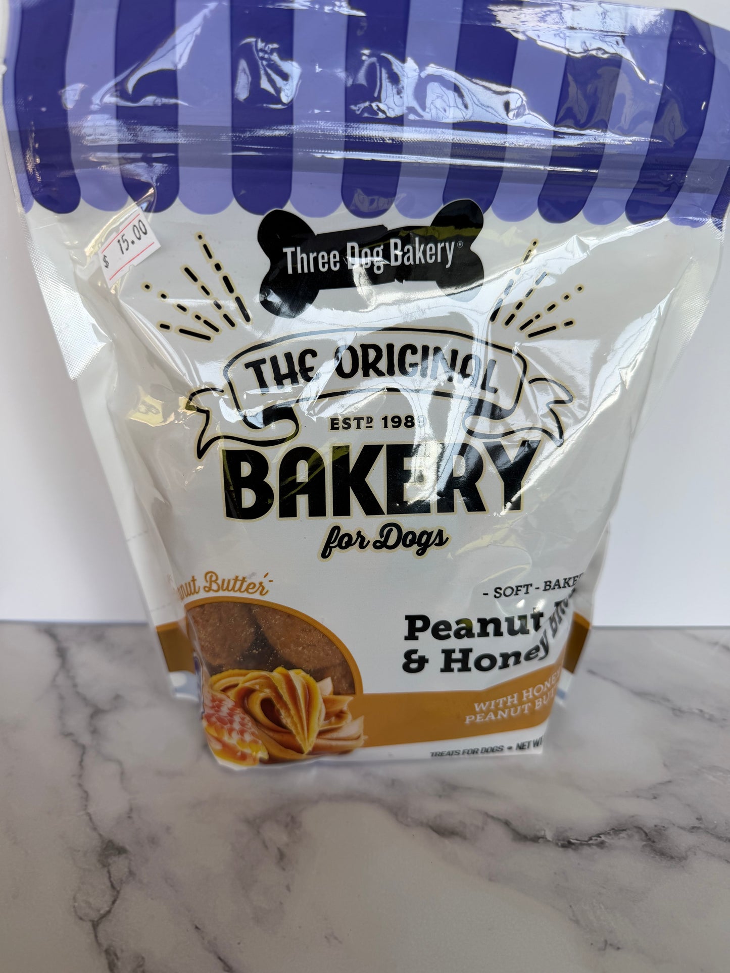 Three Dogs Bakery Peanut Butter and Honey Bites