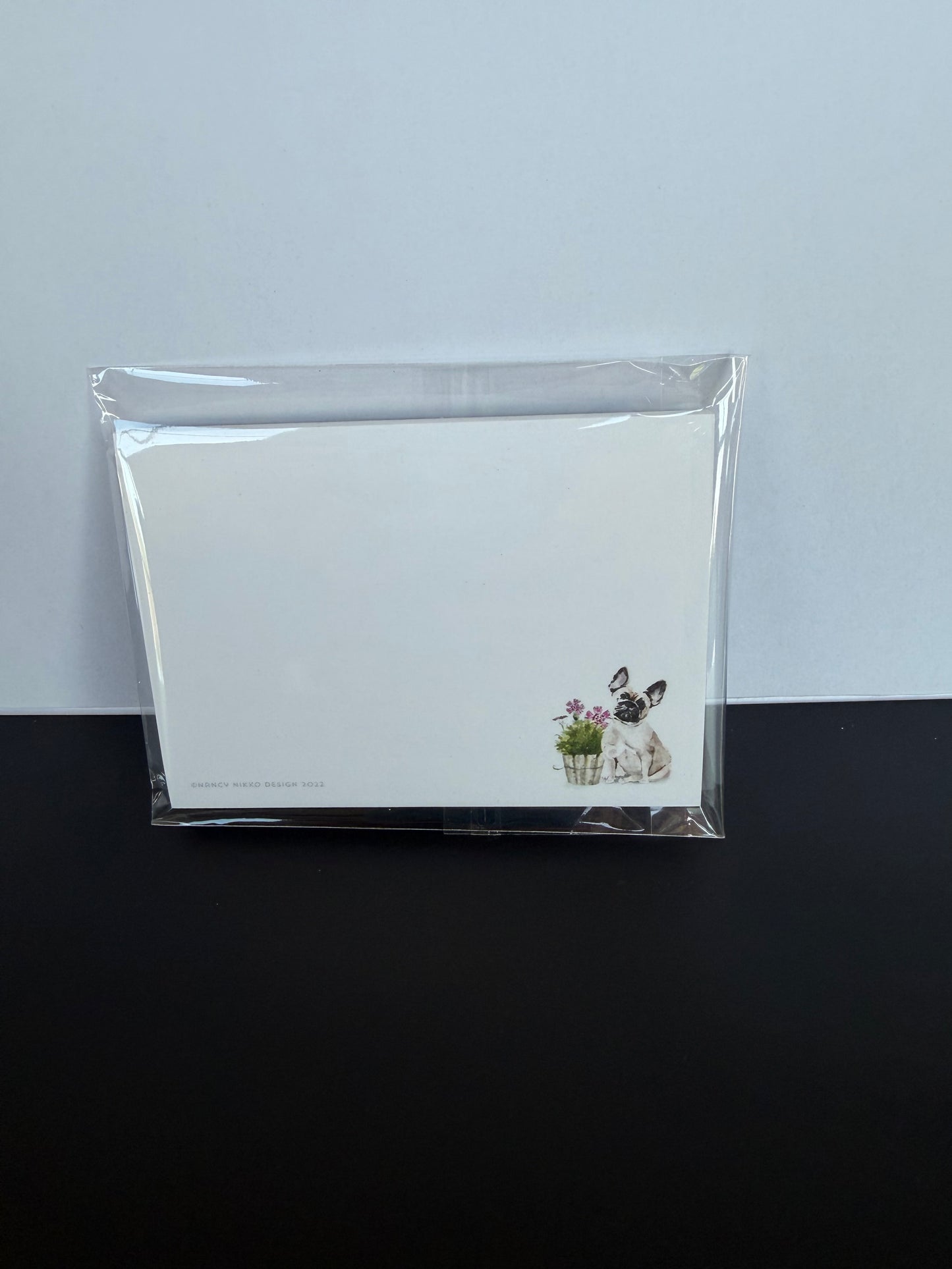 Frenchie sticky note pad