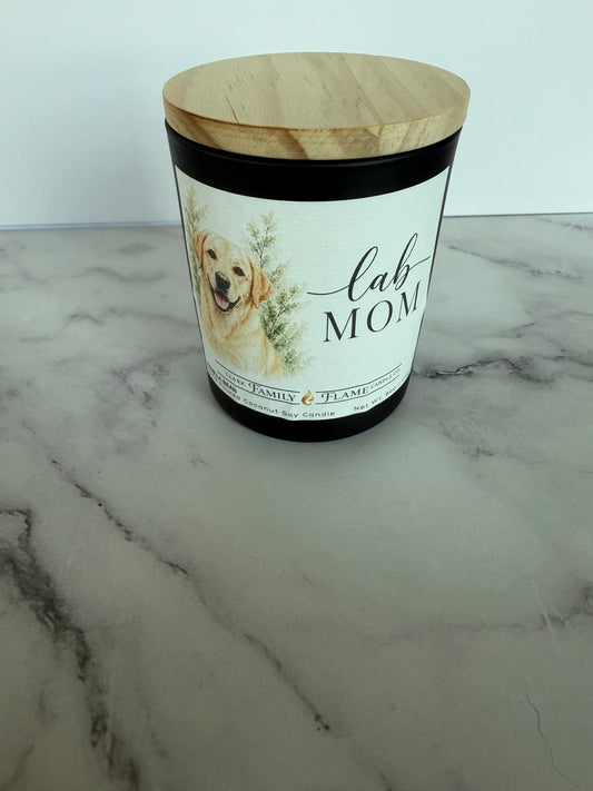 Lab Mom vanilla Candle