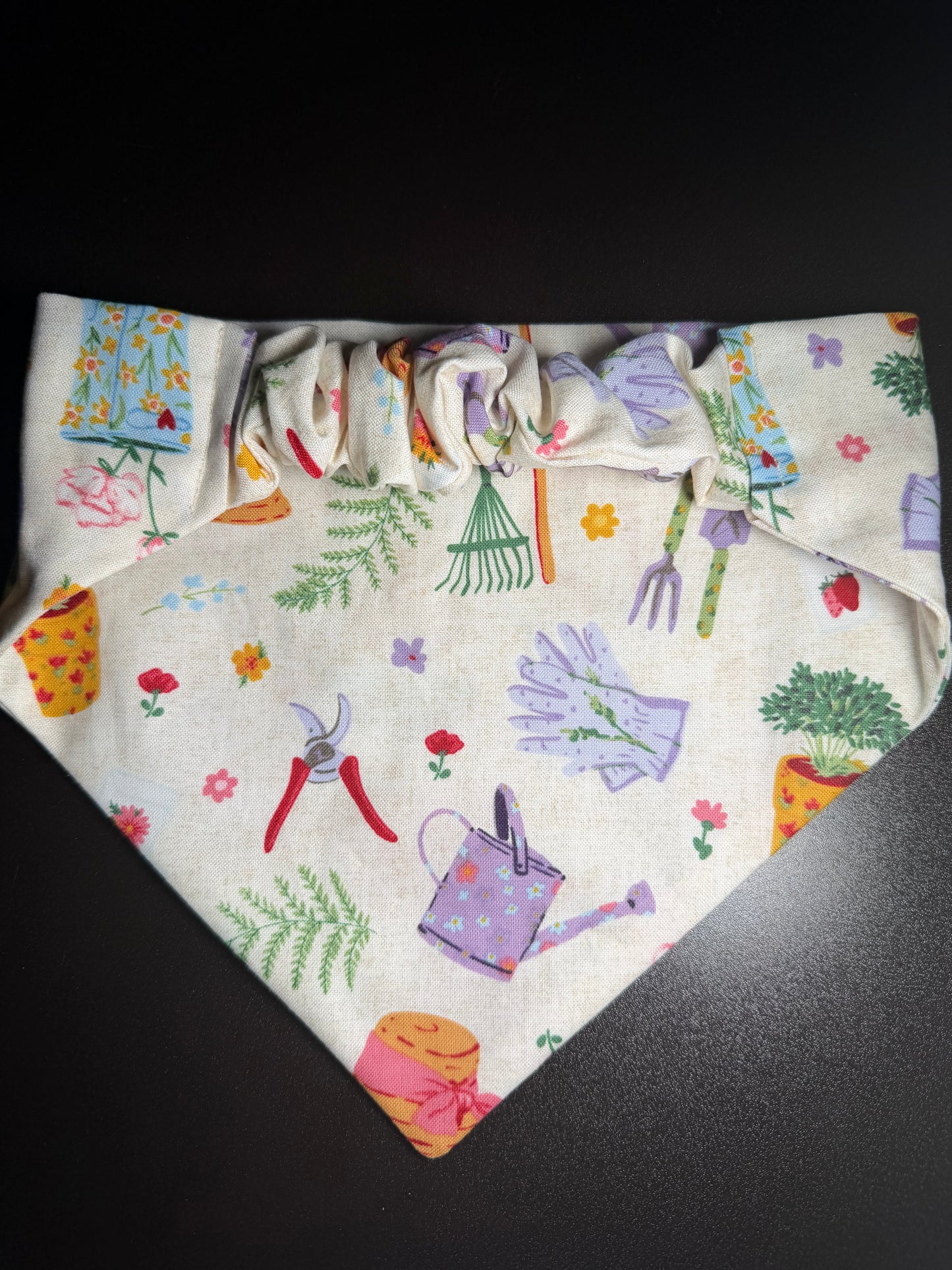 Garden Scrunchie dog bandana