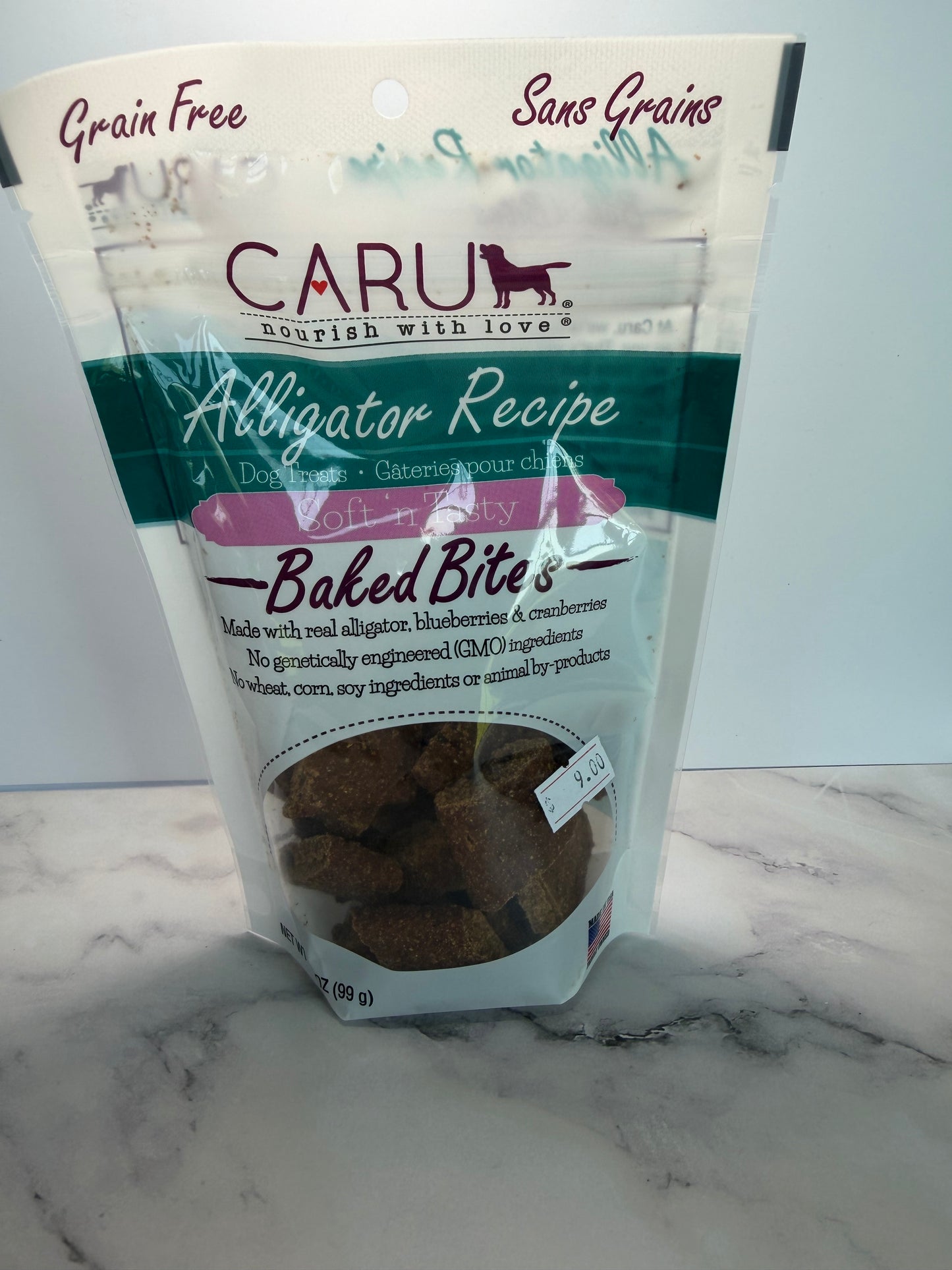 Caru Alligator Baked Bites Dog Treats