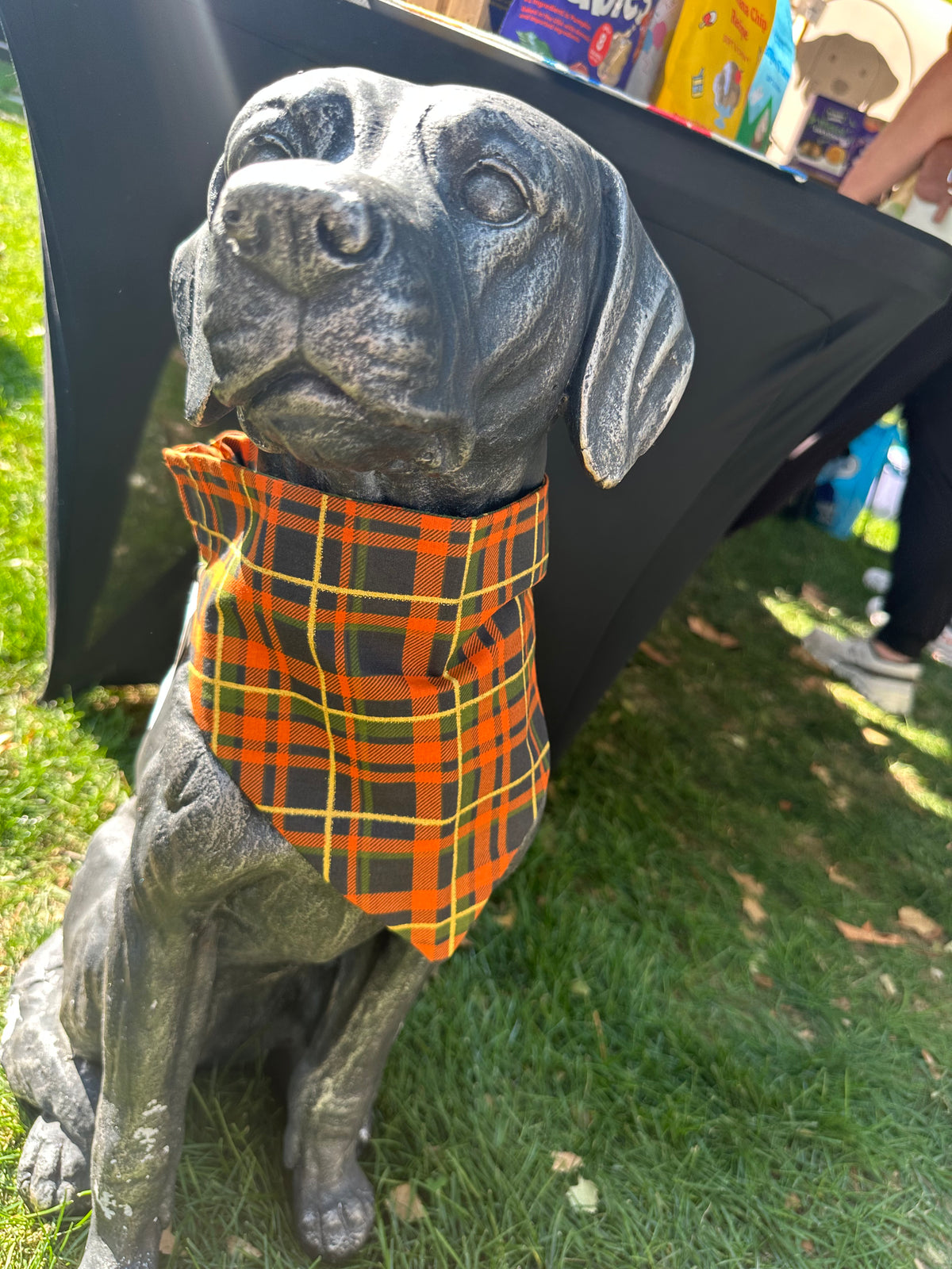 Fall Plaid Scrunchie