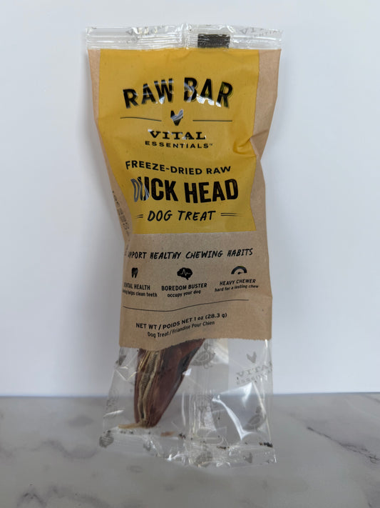 Vital Essentials Duck Head Dog Chew