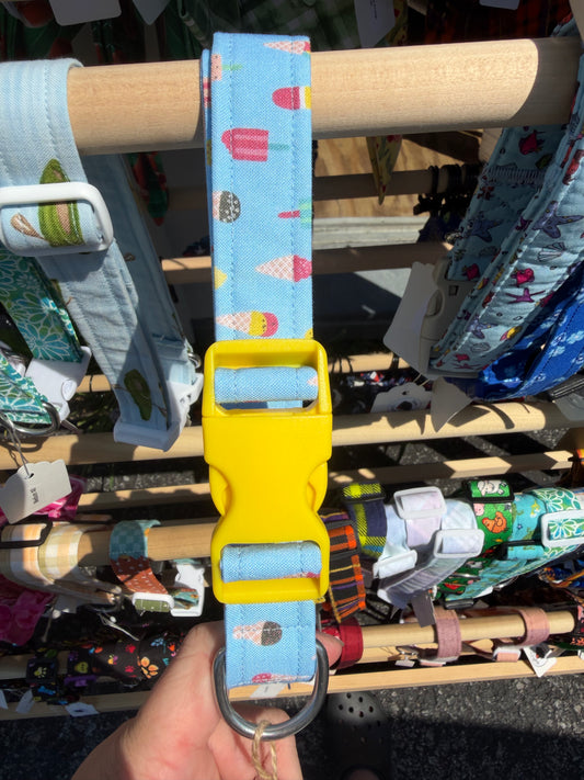 Blue Popsicle Dog Collar