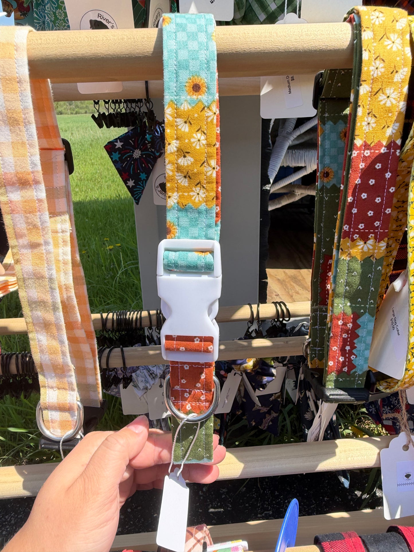 Scarecrow Print Dog Collar