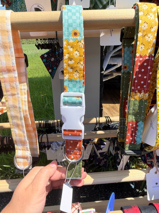 Scarecrow Print Dog Collar