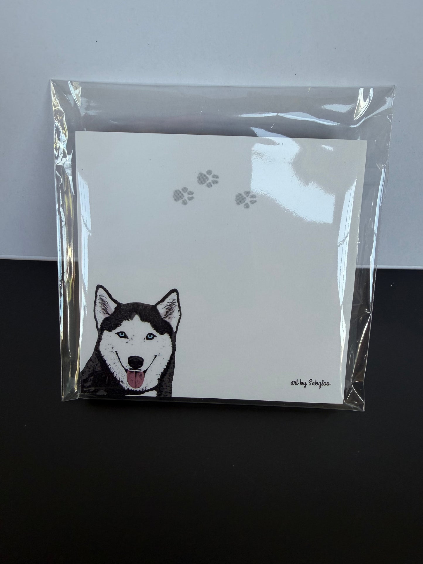 Husky Sticky Note Pad