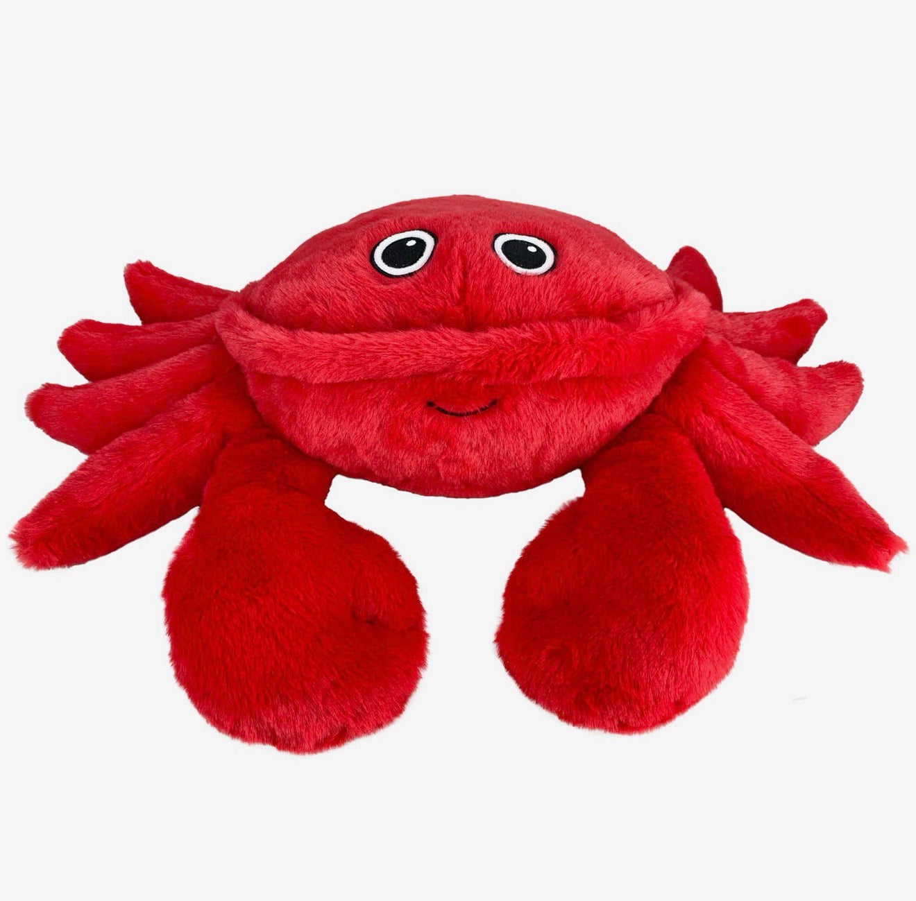 Jumbo Stuffed Crab Dog Toy