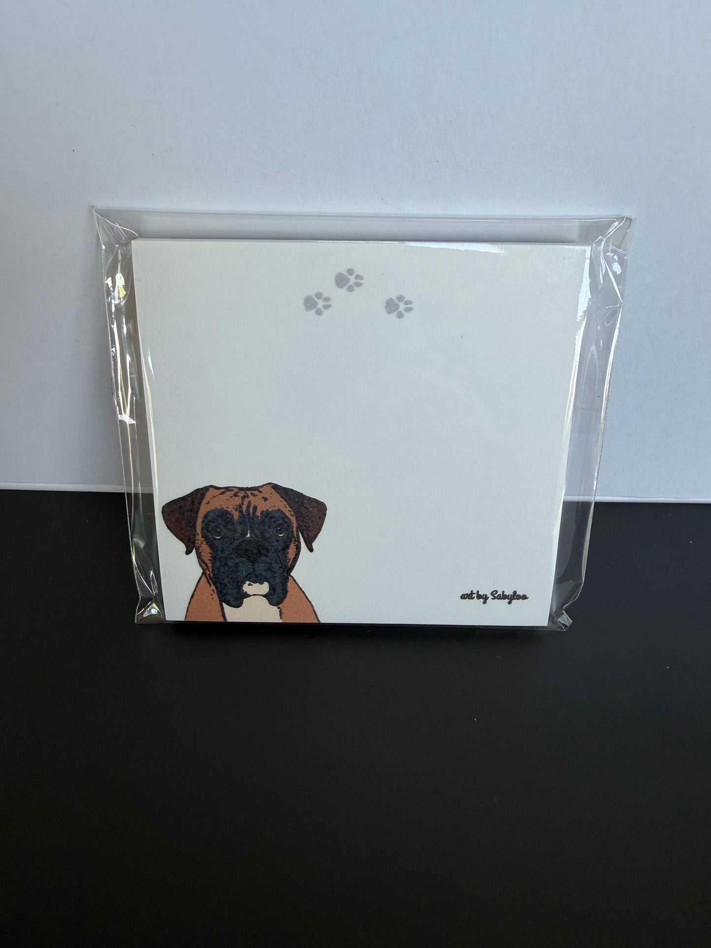Boxer Sticky Note Pad