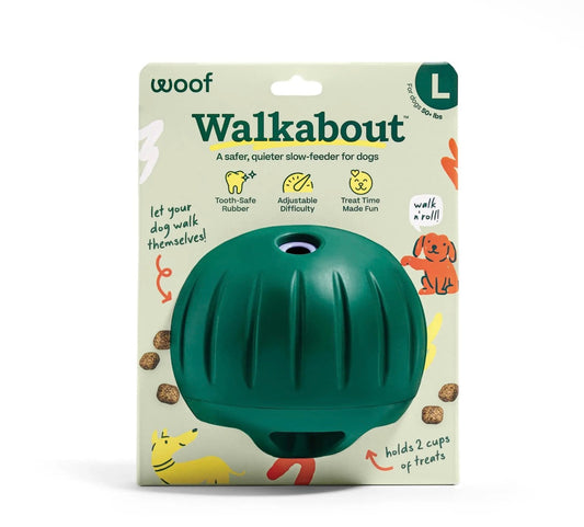 Woof Walkabout Dog Treat Dispensing Toy