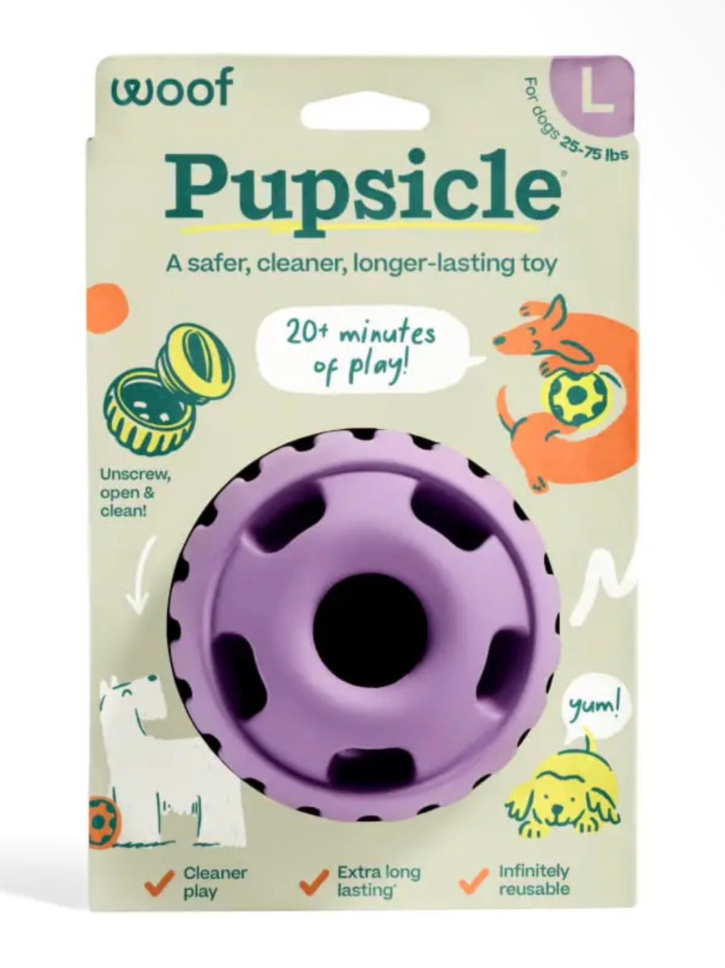Purple Woof Pupsicle