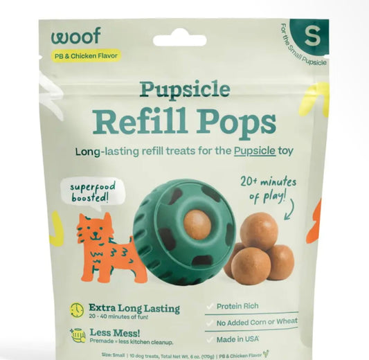 Woof Pupsicle refills in Chicken