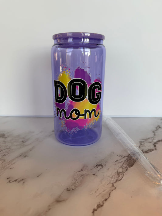 Purple "Dog Mama" Cup