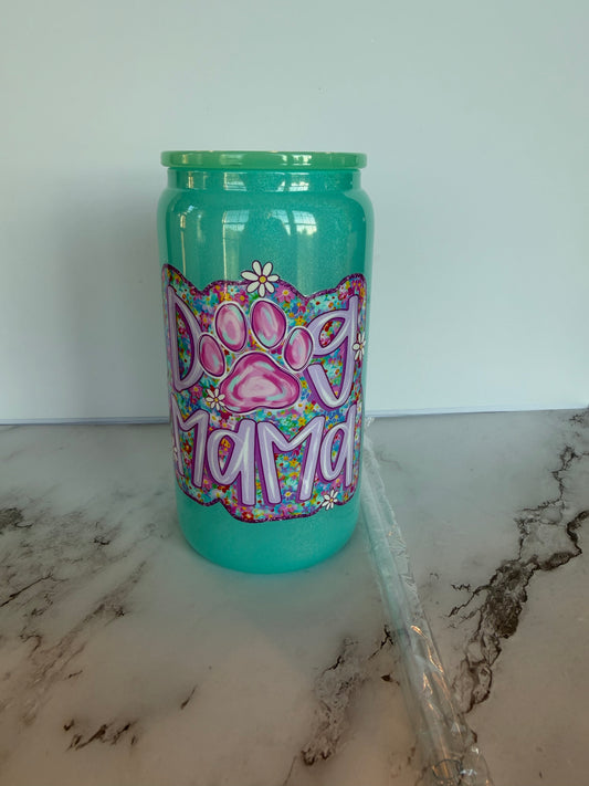 Mint Green "Dog Mama" Cup