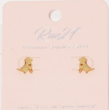Dog Stud Earrings