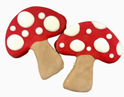 Mushroom Dog Cookie